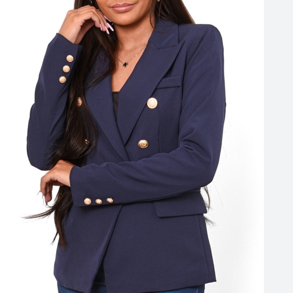 Women's H&M Oversized Double-Breasted Blazer - Medium - Picture 9 of 9